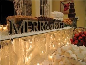 Gourmet Delights Catering Inc., Hamilton — Chocolate fountain display Chistmas 2009