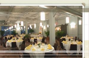 River Club Banquet Rooms, Manayunk Brewery And Restaurant, Philadelphia — The newly renovated River Club at the Manayunk Brewery and Restaurant is a spectacular setting in the refabbed loft space of the former Woollen Mill. These upstairs banquet rooms can accommodate 180 guests for sit-down and buffet functions and larger groups for cocktail functions.