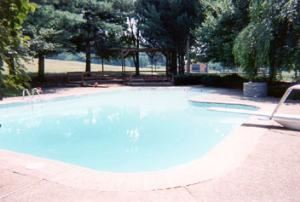 Pool Area, Hanover House Bed & Breakfast, Newark — Pool Area