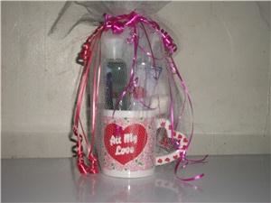 Favor Kreations, Philadelphia — Just for me mug-this comes with personal size lotion and body wash of your choice.
