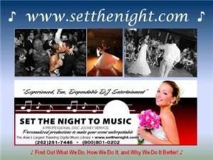 Set The Night To Music DJ's - Milwaukee, Lannon — Please visit www.setthenight.com to find out what we do, how we do it, and why we do it better!