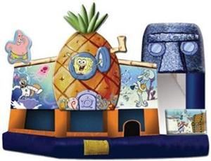 Aloha Inflatables, Mililani — Sponge Bob Combo