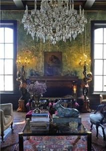 Palazzo Lavaca, Austin — The Great Room has dining and separate parlour seating for ten.