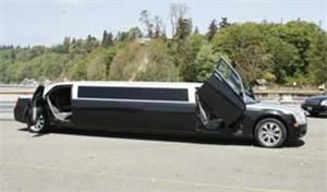 Blessed Limousine And Town Car Service, Woodinville — Chrysler Asanti Limo - 12 Passengerm, 4 LCD TV's, Colored Lights, CD & DVD Player