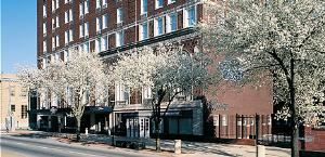 The Yorktowne Hotel, York — Old World Charm and Colonial Hospitality await you in the heart of America's First Capital - York, PA. The Yorktowne Hotel, a restored National Historic Landmark, offers special amenities to please every guest. 

Elegance and comfort surround you in our oversized Guest Rooms. Each is tastefully appointed with period furnishings and tile baths, yet has all the modern conveniences like high-speed Internet you come to expect from a first-class hotel. 

Additional special touches include the availability of sumptuous Guest Suites, a professional fitness center, wireless Internet in public areas, late-night sandwich menu, van service and valet parking. Anticipating your needs is a Yorktowne tradition.