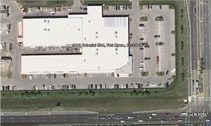 SUNSPORTS CYCLE & WATERCRAFT, Fort Myers — satalite view of our facility. We have a large motorcycle dealership facility with a 55000 sq ft parking area. This are can be used for all kinds of outdoor events including car. boat motorcycle shows, swap meets, sporting evnts or exhibitions, parties, poker runs, etc. We have an outdoor stage we can provide as well as other amenities and indoor space. Fees are often FREE or very low in return for mutual benefits. Motorsports or action sports events are the best fit but we are open to anything that would draw a nice crowd. Saturdays in the day time are also preferred.