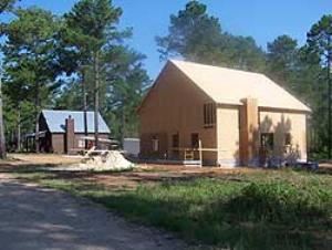 Guest Lodge, Wynfield Plantation, Albany — Construction is underway on the new Guestlodge.