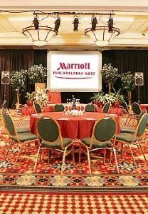 Salon C, Marriott Philadelphia West, Conshohocken — Philadelphia Marriott West
Meeting Room Rounds
Our elegant and spacious ballroom can be divided into smaller sections to accommodate more intimate events, or left in its entirety to host larger event.
