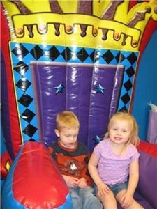 Pump It Up, Urbandale — This is the guest of honors chair!