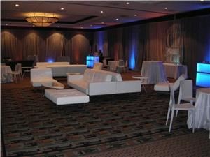 Columbia Room C, Hyatt Regency Washington On Capitol Hill, Washington — Comprised of three large rooms and a private foyer, this junior ballroom provides 5,800 square feet which conveniently arranges to host everything from receptions and dinners to auctions and fundraisers.  Create a grand finale with a sit-down dinner for 100-250 or an elegant reception for up to 450.