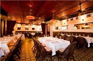 Captain's Cabin, Le Colonial, San Francisco — Captain's Cabin with reception setup.