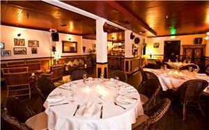 Cosmo Room, Le Colonial, San Francisco — Cosmo room with reception setup.