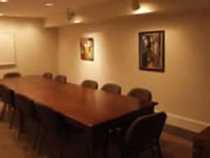 Executive Boardroom, The Defoor Centre, Atlanta — The boardroom can accommodate 10 meeting participants in a private setting