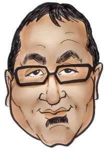 Cliff Caricature, Carson