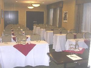 The Gloria Lamere Room, The Parker Inn, Schenectady — Gloria Lamere Conference Room Set Classroom Style for 35 People