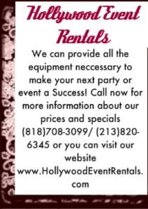 Hollywood Event Rentals