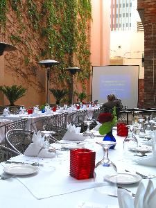 Patio Room, Mario's Place Restaurant, Riverside — Patio seats from 25 to 50 guest.