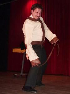 Sophisticated Sorcery, Tulsa — Steve The Sleeve escapes from a straitjacket meant to restrain the criminally insane. Influenced by Houdini, Steve reproduces this famous escape as the climax to his stage shows. Your audiences will be screaming and cheering as Steve gradually frees himself.