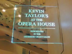 Kevin Taylor's at the Opera House can be accessed via a sweeping glass and terrazzo staircase descending from the lobby of the Ellie Caulkins Opera House. The atmosphere is elegant, open, warm and artistic. Kevin brings his over 20 years of exemplary dishes and culinary expertise to create an ''eclectic'' menu. Kevin Taylor's at the Opera House offers cocktails, an extensive wine list, and a full catering menu for your private events and special functions. This venue is open to patrons visiting the Denver Performing Arts Complex and to the general public. Reservations are recommended.

Sophisticated elegance ‚ Kevin Taylor's at the Opera House offers a unique experience for all of your dining needs, from a fabulous affair in the main restaurant to private catered functions in the Chambers-Grant Salon. Our professional staff will cater to your every need.