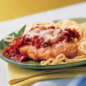 Bellagio Pizza & subs, Arlington — Chicken parmesan platter