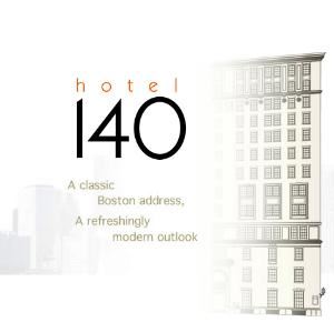 Hotel 140, Boston — In just three sips of a latte, you can walk out our doors and breeze into your Back Bay morning meeting, commune with history in Copley Square, seek, buy and be seen on Boston’s chic Newbury Street.