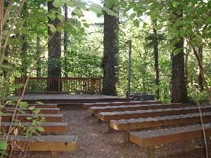 West Village Campfire Ring, YMCA Camp Collins, Gresham