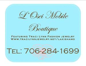 TRACI LYNN FASHION JEWELRY BY L'OSEI MOBILE BOUTIQUE, Alexandria — L'Osei Mobile Boutique is an exclusive distributor of Traci Lynn Fashion Jewelry seen in Essence, where Dr. Traci Lynn was featured for innovative business success.  At Traci Lynn Fashion Jewelry, "people represent our brand because they love our style."

Book your own private show during your bachelorette party, bridal shower, family reunion, holiday party, office party, graduation open house, pre-prom party, the possibilities are endless. We have fun doing what we do because we love what we do! Join in the fun today!! "Let' s Get Fabulous Together!"

Business Partner #5848