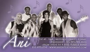 Ani Band, West Bloomfield — Ani Band Group Photo - Band size ranges from 3 piece to 9 piece, depending on event/budget/etc.