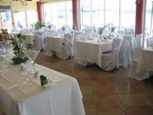 Water-front Inside Patio, Shephard's Beach Resort, Clearwater Beach