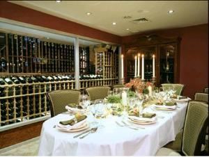 Private Vip Dining Room & Wine Cellar (Combined), Ponticello Ristorante, Astoria — Private Vip Dining Room & Wine Cellar