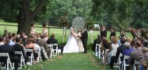 Outdoor Ceremony, Sweetwater Farm, Glen Mills