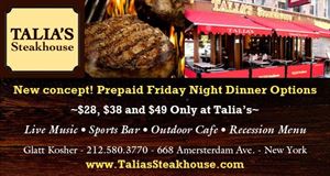 Talias Steakhouse Hours