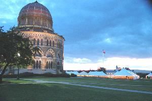 Union College, Schenectady — The Nott Memorial, a National Historic Landmark, provides a majestic backdrop for many events.