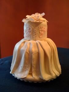 Tiers of Joy, Ludlow — "The Dress!" - Elegant design for an intimate wedding or a bridal shower.