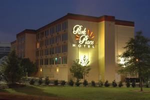 Park Place Hotel, Memphis — Park Place Hotel's newly refinished exterior graces the Memphis skyline.