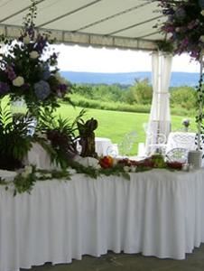 Outdoor Patio, La Tourelle Resort & Spa, Ithaca