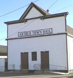 Arthur Town Hall, Bonanzaville Usa, West Fargo — Arthur Town Hall