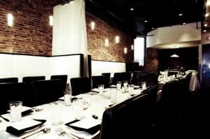 Semi-private, Due Amici, Columbus — semi-private space