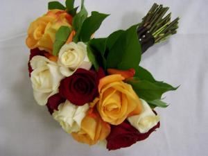 Florally Yours at Flowerama East, Indianapolis — Rose Hand-Wrapped Bouquet