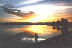Sunset at Lake Webb