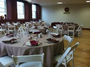 Half Day Meeting Package, North Dam Mill Events Center and Banquet Facility, Biddeford — Flexible banquet/meeting space.