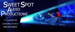 Sweet Spot Audio Productions Cleveland, OH, Pittsburgh, PA, Cleveland — 440-342-8625 JBL Vertec Line Array Rentals Cleveland, Ohio, Stageright Stage Rental Cleveland,Ohio, Pittsburgh, PA