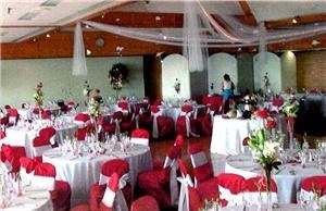 Outdoor Ceremony & Indoor Reception, Schimmel Wedding Pavilion (Monday - Thursday), Marie Selby Botanical Gardens, Sarasota — Great Room by the Bay setting