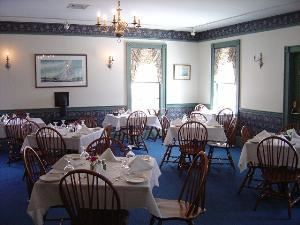 Hyde Room, Jameson Tavern, Freeport — The Hyde Room is available for your banquets, family get togethers or business meetings.  There is no room charge for your group if you have 20 guests and order off the banquet menus.  Jameson Tavern is located right beside L.L. Bean on Main Street in Freeport and is within walking distance to all the out let shopping.  
Bobby Flay of the FoodNation cooking show has visited the tavern and raved about the lobster stew recipe that we use  here.  All seafood is fresh daily, and Jamesons has a lobster tank available in view for customers to enjoy.
A historic tavern, the Daughters of the American Revolution put a plaque in front of the building commemorating the Jameson Tavern as the "Birthplace of Maine", as old records state that the papers were signed at the Tavern separating Maine from the Commonwealth of Massachusetts in 1820.
Call Carol for more information in booking your special party at (207) 865-4196 or e-mail at carolroy@suscom-maine.net.