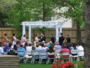 All Inclusive Wedding Package for 50, Historic Hayes House, Muskogee — Outside wedding