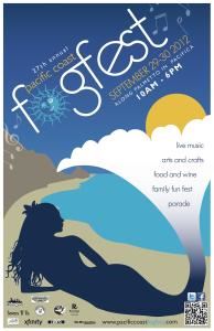 Pacific Coast Fog Fest, Pacifica — Official 2012 Pacific Coast Fog Fest Poster