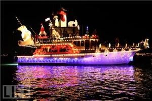 Newport Beach Christmas Boat Parade 2012 Cruise (Small-Medium Group Size), Newport Beach Holiday Cruises (Famous Newport Beach Boat Parade). Brunch, Sunset, & Coastal Cruises., Newport Beach — Newport Boat Parade Entry