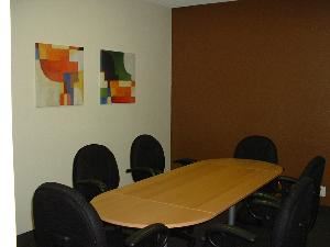 Executive Conference Room2, Plaza Executive Suites, Phoenix — Configuration from 4-10; wi-fi and speaker phone included $15 hourly / $75 daily