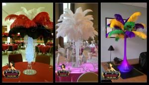 Feathers By Angel-Ostrich Feather Centerpieces - Greensboro