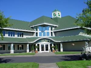 Clubhouse, Pumpkin Ridge Golf Club, Cornelius — The private clubhouse at Witch Hollow provides members with a peaceful retreat from a hectic world.